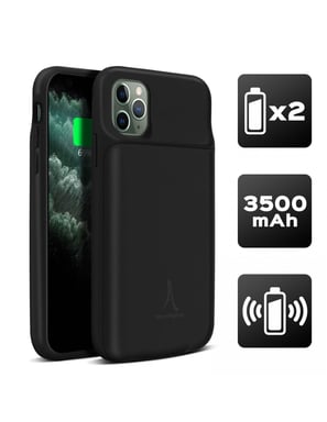 Altadif ALTCQBATIP11PRO coque de protection pour téléphones portables 14,7 cm (5.8'') Housse Noir Apple (brand) iPhone 11 Pro