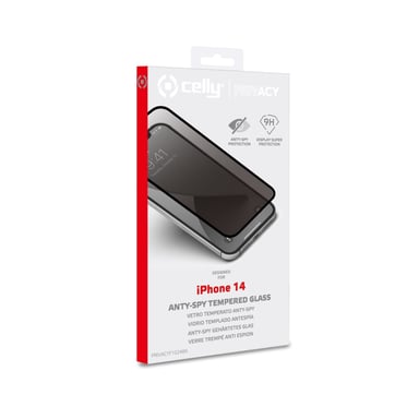 Celly PRIVACYF1024BK écran et protection arrière de téléphones portables Protection d'écran transparent Apple 1 pièce(s)