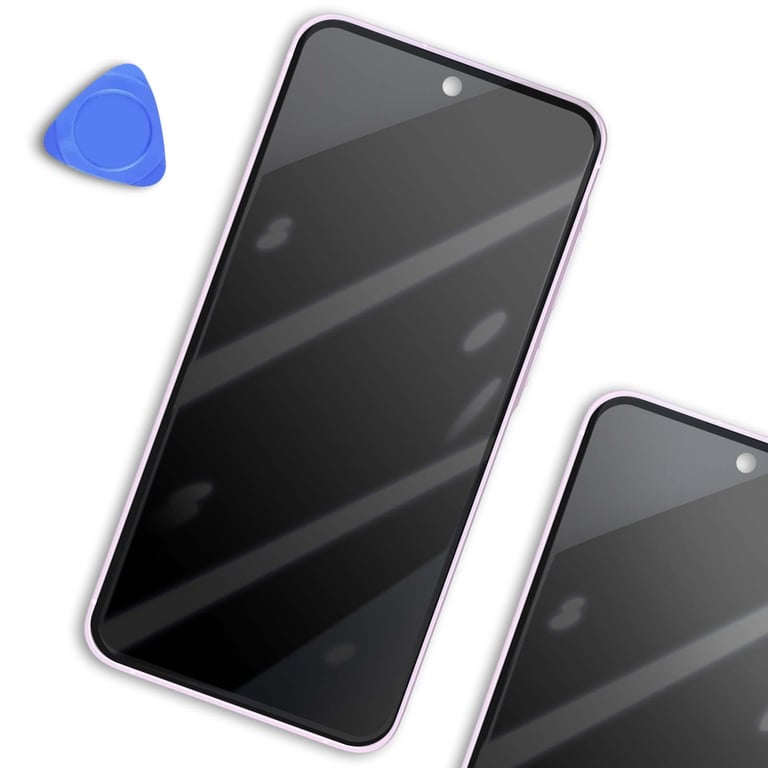Écran pour Samsung Galaxy A55 LCD + Vitre Tactile + Châssis Original Violet clair - Neuf