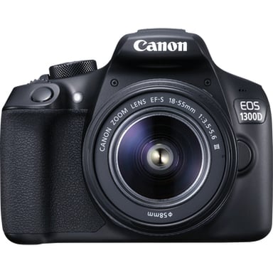 Canon EOS 1300D + EF-S 18-55 IS II Kit d'appareil-photo SLR 18 MP CMOS 5184 x 3456 pixels Noir