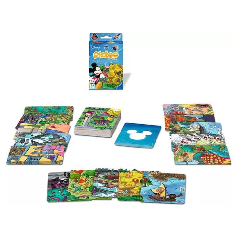 Jeu de cartes Pictoo Disney - Cherche et Trouve - Ravensburger pour enfants - Neuf