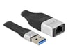 DeLOCK FPC cavo piatto da USB Type-A a Gigabit LAN 10/100/1000 Mbps 13 cm