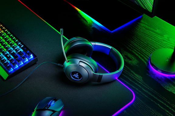 Razer Kraken V3 X Cuffie ad archetto cablate Play USB Type-A Nero