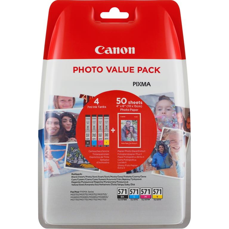 Canon 571 Pack 4 - vue 2