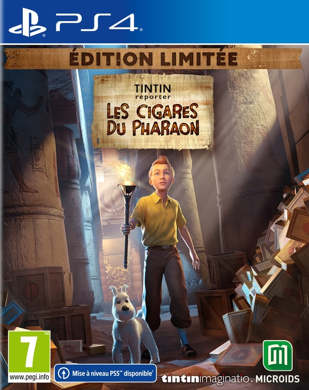 Tintin Reporter Les Cigares Du Pharaon Jeu Xbox Series X Edition Limitée - vue 2