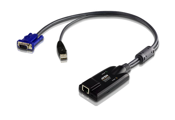 ATEN Adaptateur KVM de support virtuel VGA USB - Neuf