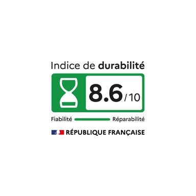 Lave-linge frontal Whirlpool FFBS 9479 WV FR 9 kg 1400 tr/min FreshCare+ Steam Refresh Moteur induction Blanc
