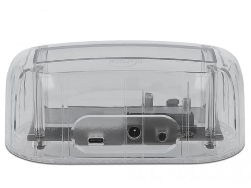 Docking station DeLOCK USB Type-C per 1 HDD / SSD SATA, trasparente