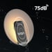 NASA Despertador SPC600 - Radio Despertador, Altavoz Bluetooth, Carga Inalámbrica 15W Qi, Doble Alarma, Luz Despertador, LED, Batería de Litio, Altavoz 5W RMS - Gris