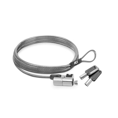 ACT AC9030 cavo antifurto metallico 2 m