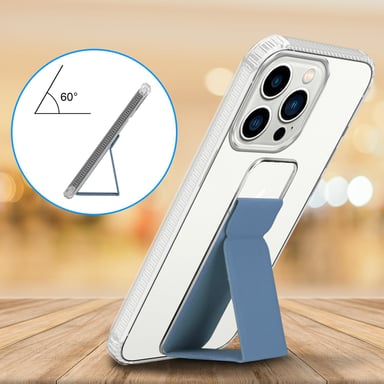 Coque pour Apple iPhone 13 PRO en BLEU CLAIR Housse de protection Étui en silicone TPU flexible avec support et fonction stand