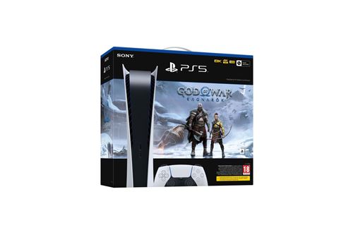 Pack Console Sony PS5 Digital God of War Ragnarök