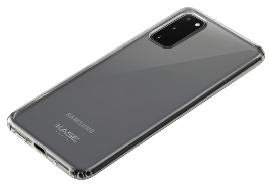 Coque hybride invisible pour Samsung Galaxy S20, Transparente