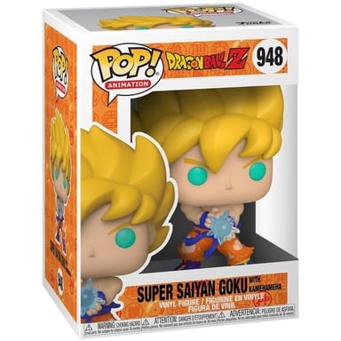 ¡Figurita Funko Pop! Animation: Dragon Ball Z S9 - SS Goku con Kamehameha Wave