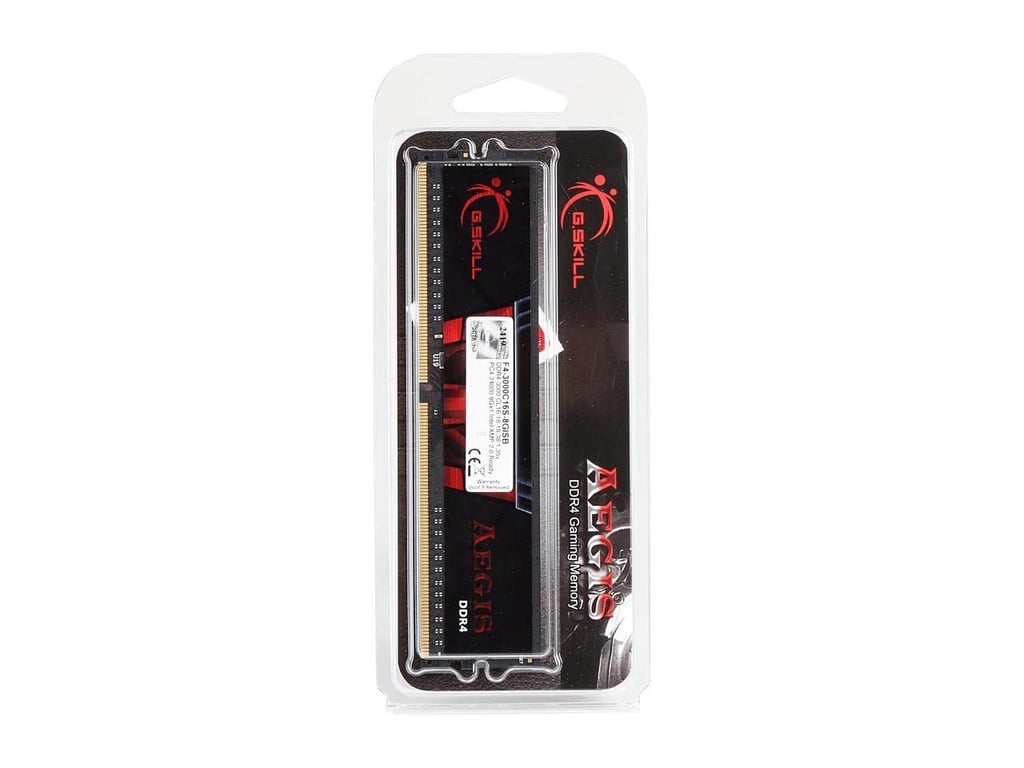 G.Skill Aegis 8 Go 1 x 8 Go DDR4 3000 MHz CL16 - vue 3