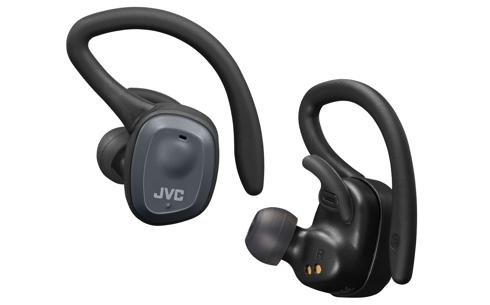 JVC HA-ET45T-B-U écouteur/casque Sans fil Crochets auriculaires, Ecouteurs Musique Bluetooth Noir - Neuf