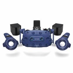 HTC VIVE Pro Eye Casco di visualizzazione dedicato Nero, Blu