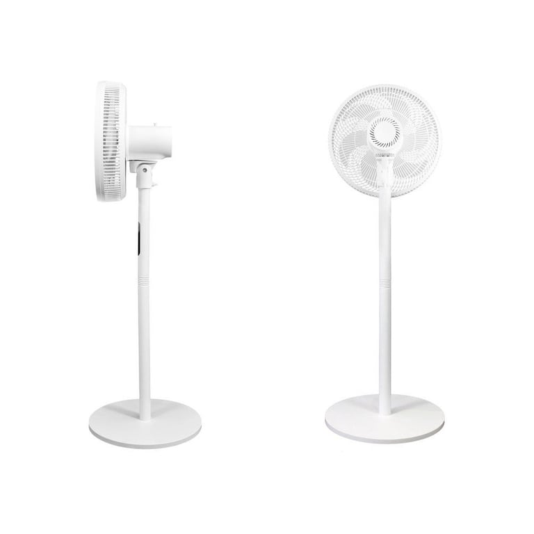 Ventilateur sur pied 2-en-1 OCEANIC 45 W 40 cm 3 vitesses Hauteur réglable 69-120 cm Télécommande Blanc - Neuf