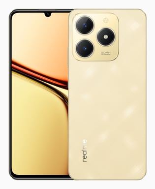 Realme C61 (4G) 128 Go Or, Débloqué