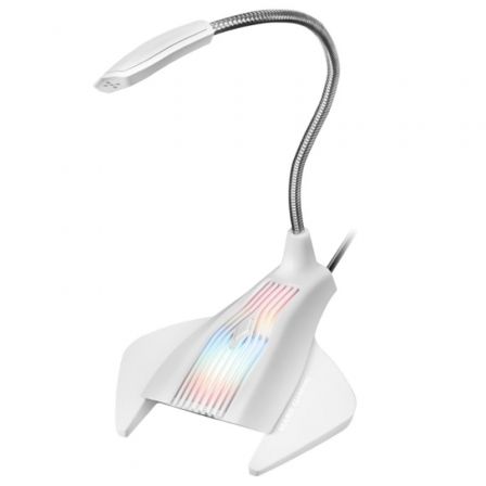 MARS GAMING MMICW RGB Microphone Blanc - Neuf