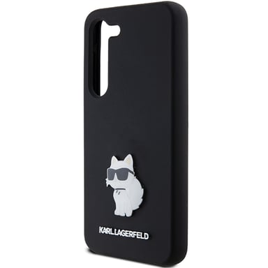 Custodia Karl Lagerfeld Choupette per Samsung Galaxy S23, nera