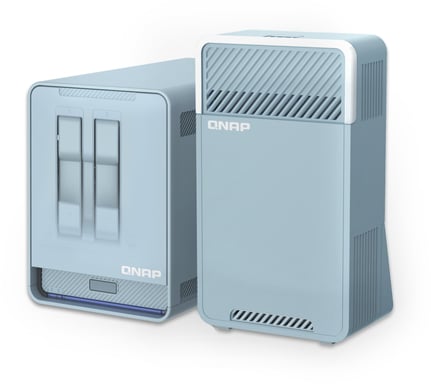 QNAP QMiroPlus-201W NAS Desktop Intel® Celeron® J4125 4Gb DDR4 0Tb QNAP Turbo System Blu