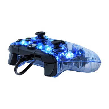 PDP Afterglow Noir, Bleu, Transparent USB Manette de jeu Analogique/Numérique Xbox One, Xbox Series S, Xbox Series X