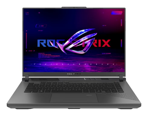 ASUS ROG Strix G16 G614FM-S5008W AMD Ryzen™ 9 9955HX Ordinateur portable 40,6 cm (16'') WQXGA 32 Go DDR5-SDRAM 1 To SSD NVIDIA GeForce RTX 5060 Wi-Fi 6E (802.11ax) Windows 11 Home Allemand Noir, Gris