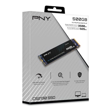 PNY CS2130 M.2 500 GB PCI Express 3.0 3D NAND NVMe