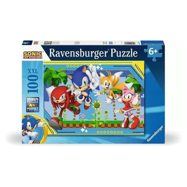 Puzzle XXL 100 pieces Sonic Tails et Amy - Neuf