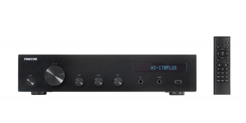Amplificateur Audio Fonestar AS170PLUS – 2.0 Canaux, 80W RMS, Bluetooth/USB/FM