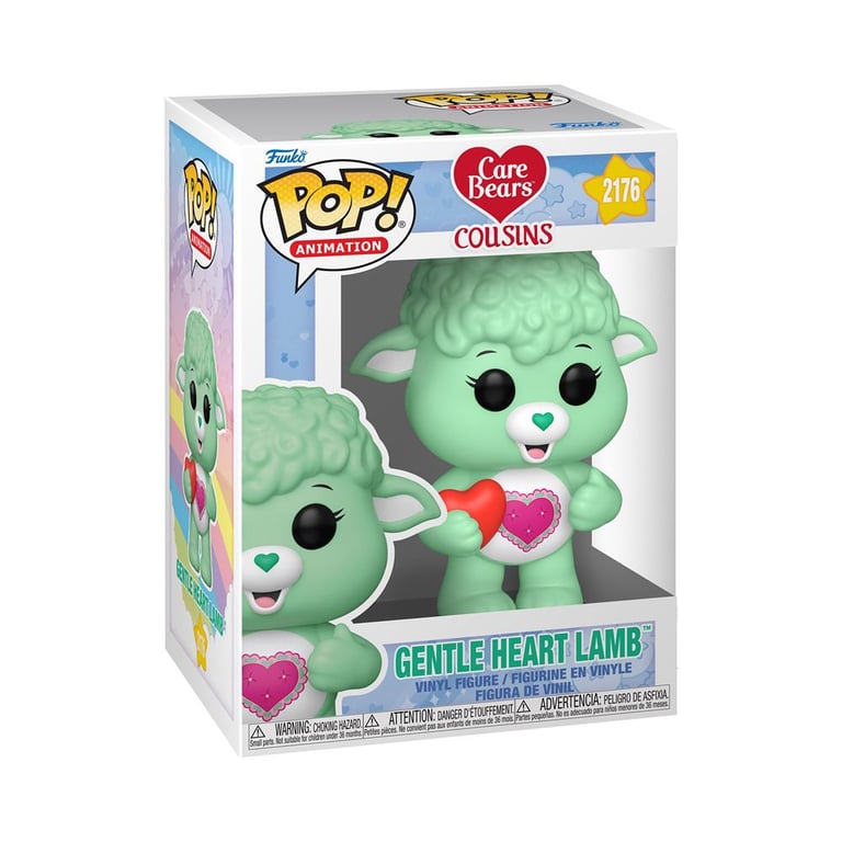 Figurine Funko Pop Animation Care Bears Cousins Gentle Heart Lamb - vue 3