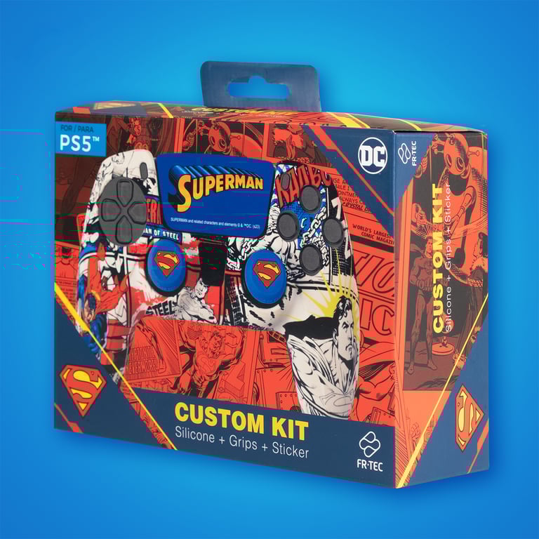 Kit Accessoire personnalisé Just For Games DC Superman pour manette PS5 - vue 4