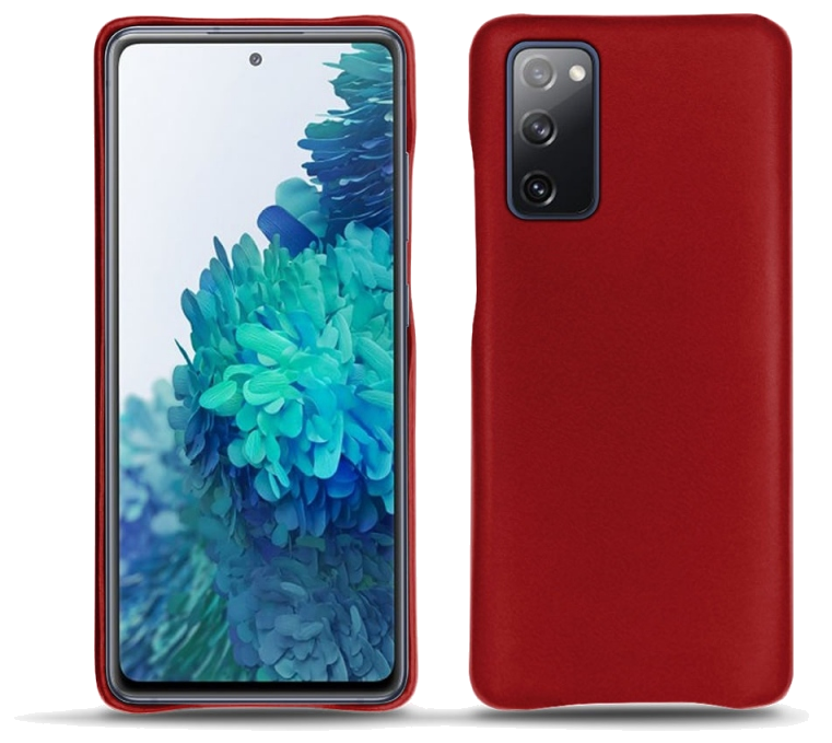 Coque cuir Samsung Galaxy S20 FE - Coque arrièreRouge