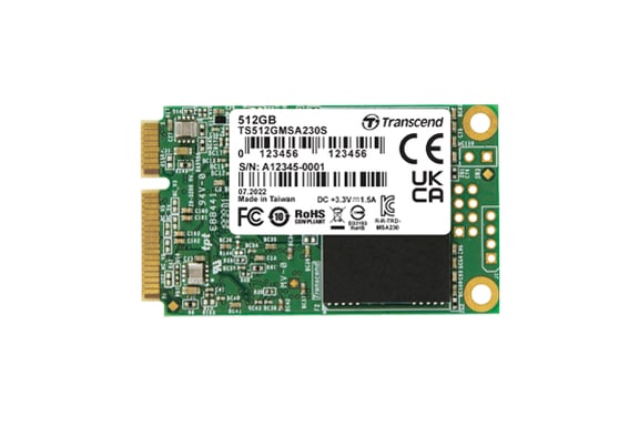 Transcend MSATA 230S 512 Go Série ATA III 3D NAND