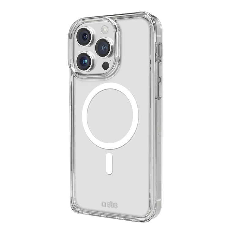 SBS TELIGMAGIP1561PT coque de protection pour téléphones portables 15,5 cm (6.1 ) Housse Transparent Apple (brand) iPhone 15 Pro