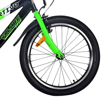Volare 22114 City Bike Nero, Verde 20 '' bici