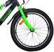 Volare 22114 City Bike Nero, Verde 20 '' bici
