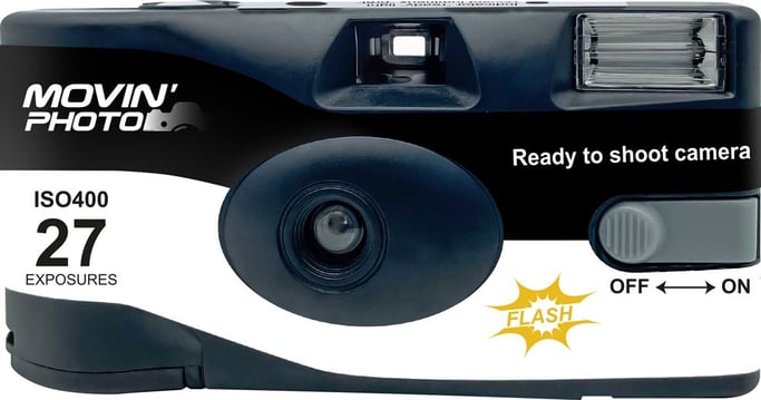 Appareil photo jetable Movin Photo 27 photos noir et blanc