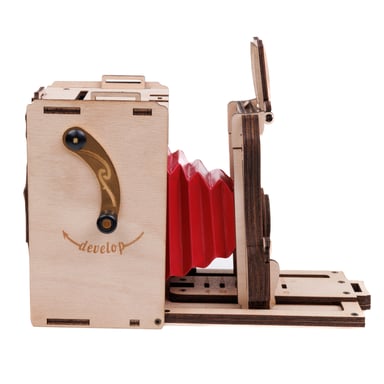 Jollylook Appareil Photo à stenopé en bois - Brown