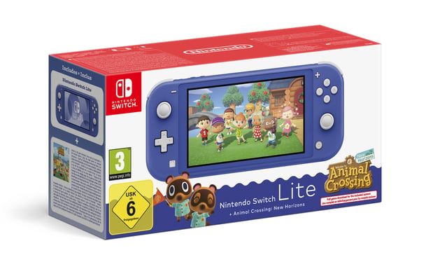 Nintendo Switch Animal Crossing videoconsola portátil 14 cm (5.5'') 32 GB Pantalla táctil Wifi Azul