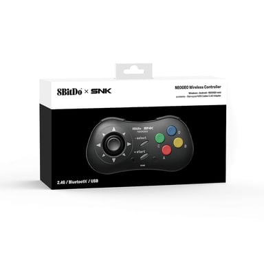 Manette Bluetooth Style SNK Neo Geo (Iori) - Compatible PC / Neo Geo Mini / Android - Neuf