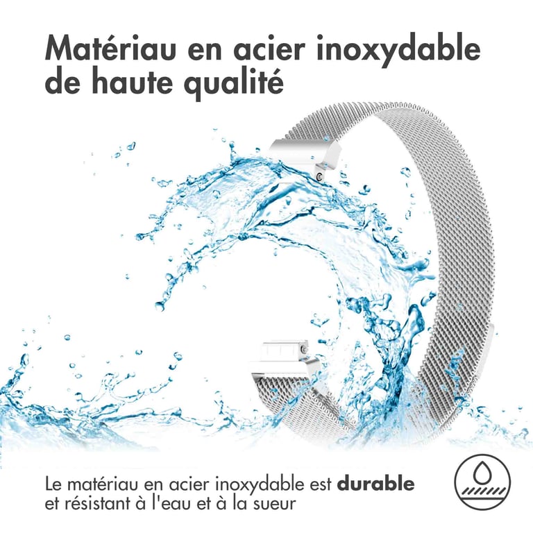 imoshion Bracelet magnétique milanais pour le Fitbit Inspire Taille Neuf - vue 6