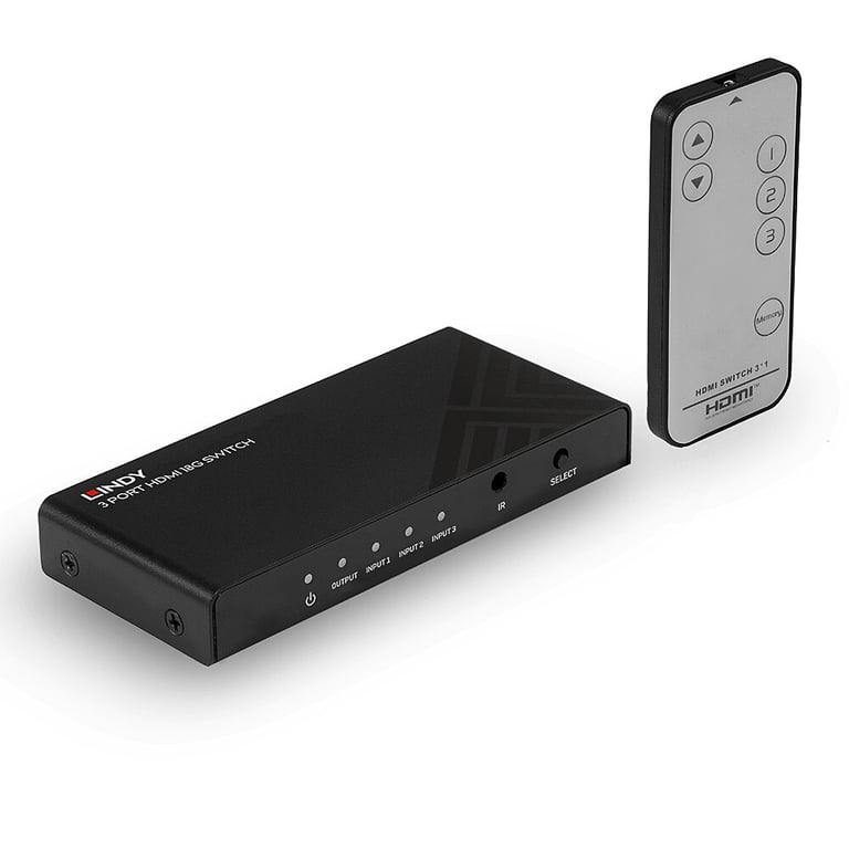 Lindy Switch HDMI 3 ports, 18G - Neuf