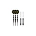 Set di freccette professionali in acciaio - 3 pezzi - 24g - Colore oro elegante