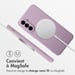 imoshion Coque Couleur avec MagSafe pour Samsung Galaxy A36 - Violet