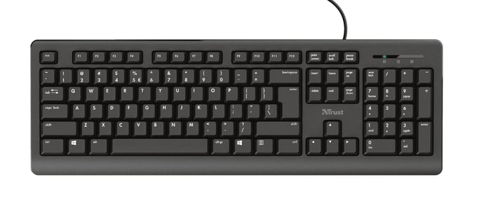 Trust Primo teclado Universal USB QWERTY Español Negro