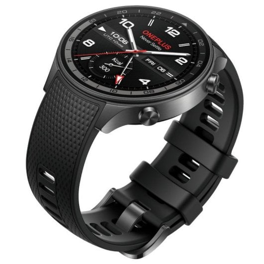 OnePlus Watch 2R GPS AMOLED, Boitier de 46 mm, Noir - Neuf