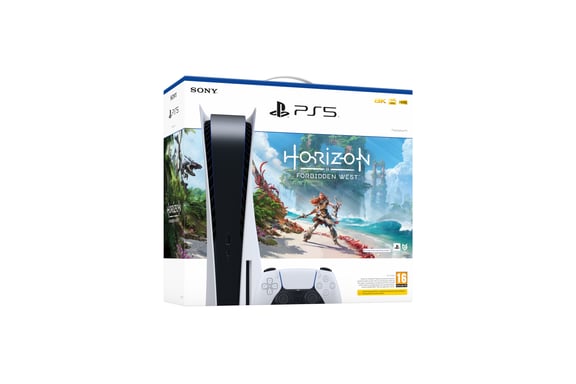 Pack PS5 & Horizon Forbidden West - Console de jeux Playstation 5 (Standard)