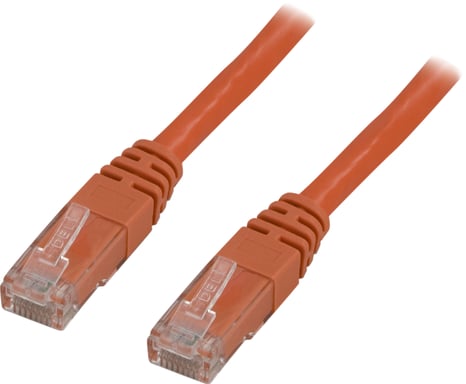 Deltaco OR2-TP cavo di rete Arancione 2 m Cat5e